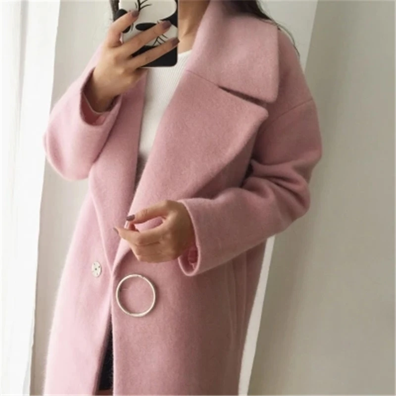 2018 New Wool Coat Women's Winter wool coat warm Belt Women wool Jacket Oversize Loose women Coats Winter Female Wool Coat J970 2018 New Wool Coat Women's Winter wool coat warm Belt Women wool Jacket Oversize Loose women Coats Winter Female Wool Coat J970
