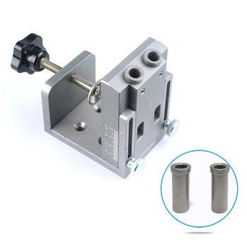 

9mm Pocket Hole Jig Kit System With Screwdriver Drill Bit Set For Carpenter WoodWorking Hardware Tools