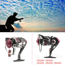 12+1BB DB2000-6000 Metal Front Drag Spinning Fish Carp Reel Fishing Tackle High Quality