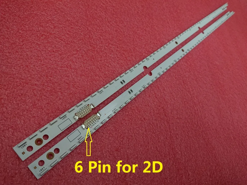 Новый 5 комплект = 10 шт 60 светодиодный 572 мм светодиодный полосы подсветки для samsung UE46ES5500 S светодиодный 2012SVS46 7032NNB RIGHT60 LEFT60 2D