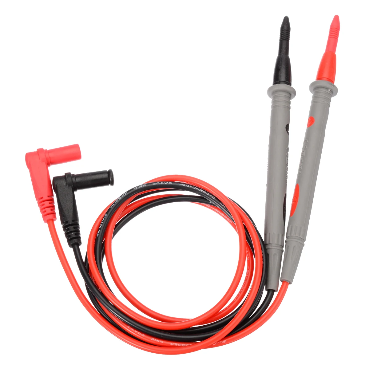 New Test Lead Kit Set 106cm 20A 1000V Gilded Sharp Needle Probe Multimeter Test Lead With Alligator Clip Measuring Testing Tools
