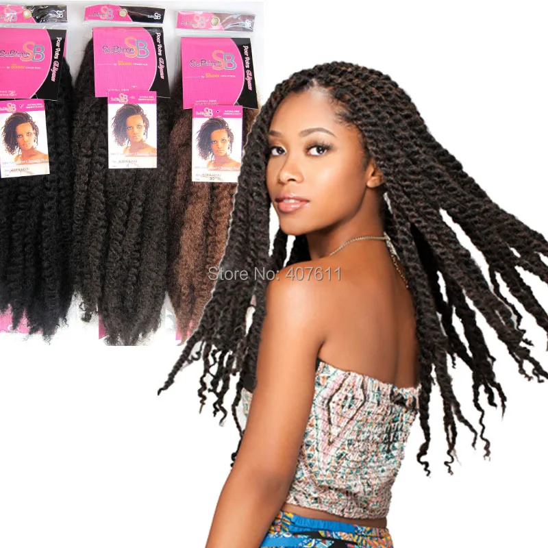 syntetic hair extension 36inches afro twist braids, 100% ...