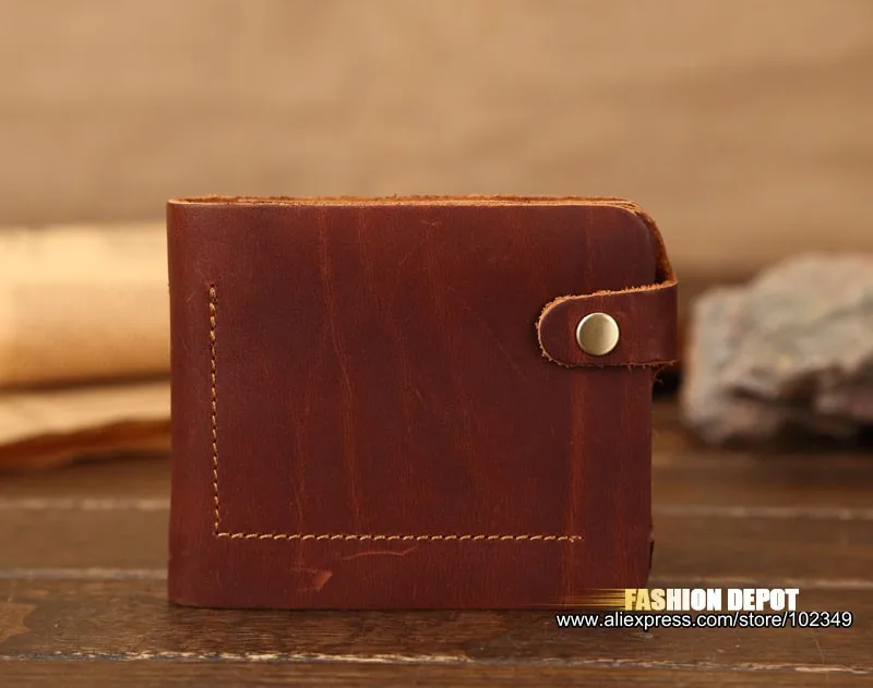 Genuine Leather wallet leather purse 5301-1# (23)