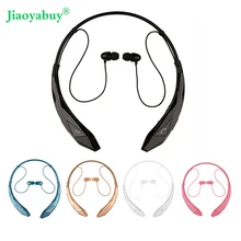 Jiaoyabuy Bluetooth гарнитура Беспроводные спортивные стерео наушники bluetooth наушники Поддержка микрофон Громкая связь звонки для LG Iphone