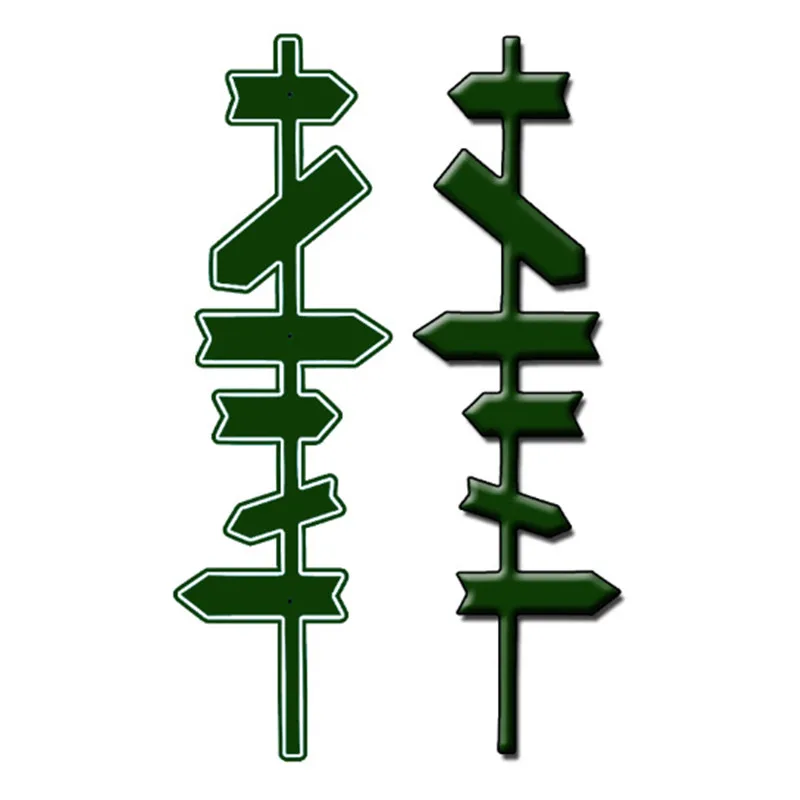 Grite 2019 новый дорожный знак рамка металлические стальные Вырубные штампы