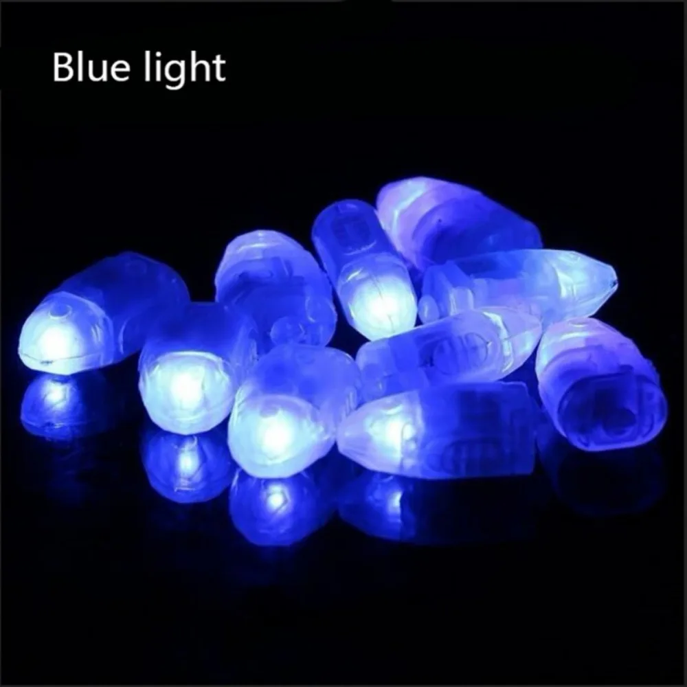 10pcs/set Led Light Bullet Switch Light Mini Light Bulbs Glowing Balloon Bar Party Wedding Holiday Garden Decoration Free Ship