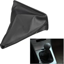 Black PU Leather Gear Stick Shift Gaiter Boot Cover For Toyota Corolla 1998-2009 Gear Shift Collars