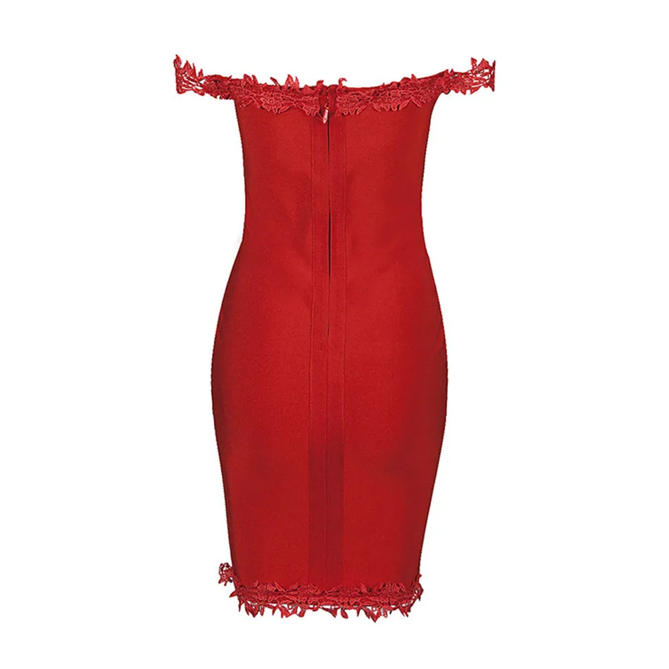 Fashion-Off-the-Shoulder-V-Neck-Lace-Slim-Black-Red-Bodycon-Dress-Women-New-Elegance-Clubwear (3)