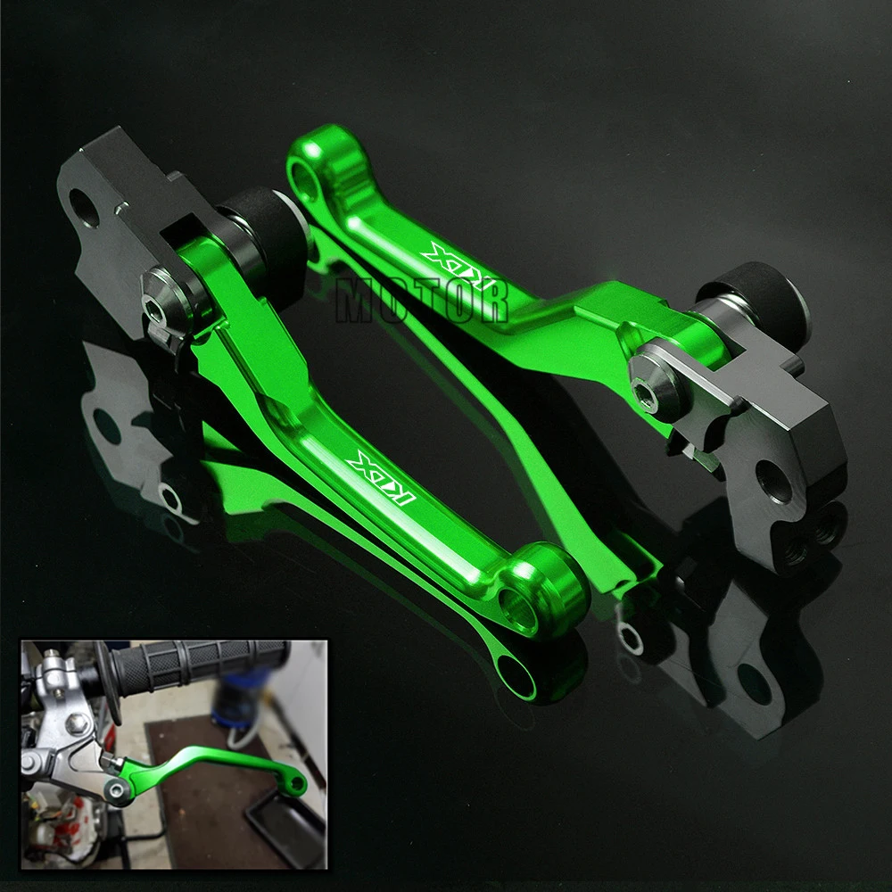 Рычаг тормозной сцепления для мотокросса Kawasaki KLX125 KLX150S KLX250 KLX450R CNC Dirt Pit Bike рычаг KLX
