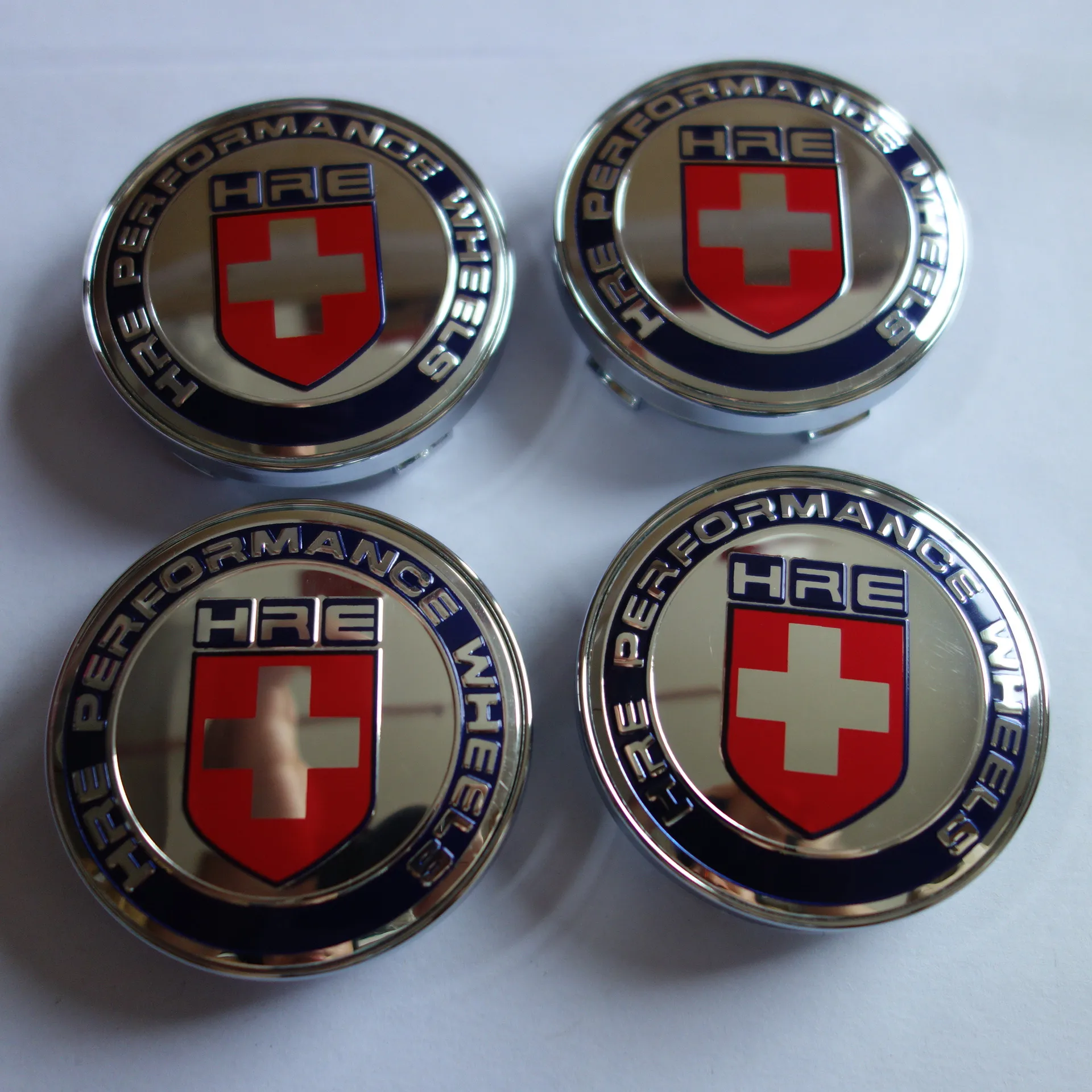 

4pcs 60mm For HRE Badge Emblem Car Wheel Center Hub Rim Caps Cover
