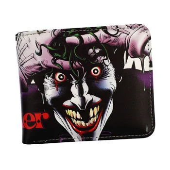 

Anime DC Wallets The Flash/ Joker PU Short Wallet