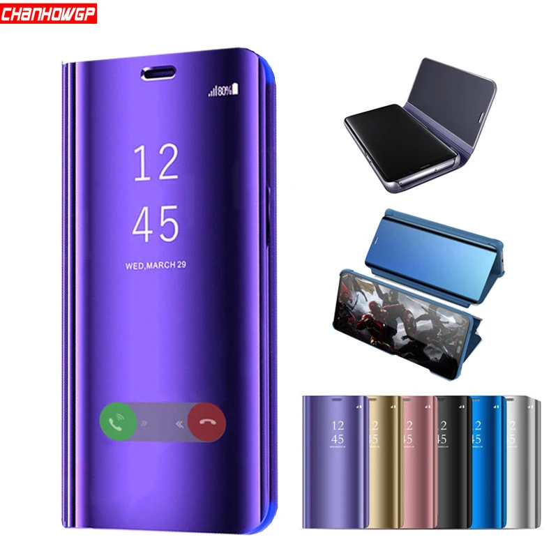 

Smart Mirror Case For Xiaomi Redmi Note 4 Global Version 4X Case Clear View Cover For Redmi Note 4X Pro Leather Filp Case Coque