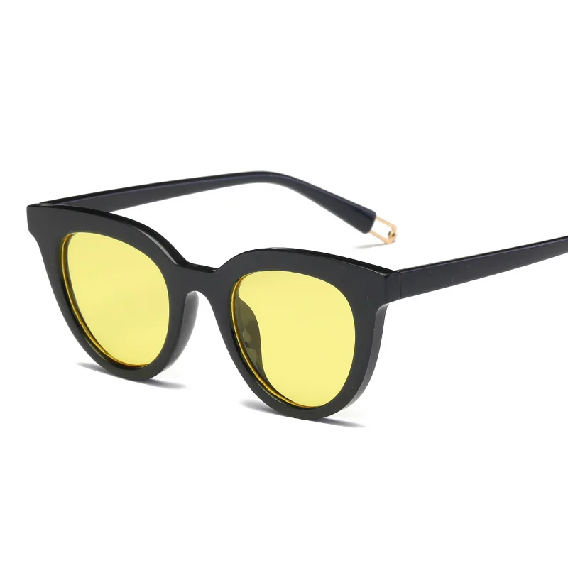 Cateye Sunglasses Women Clear Lens Vintage Transparent Gradient Sexy