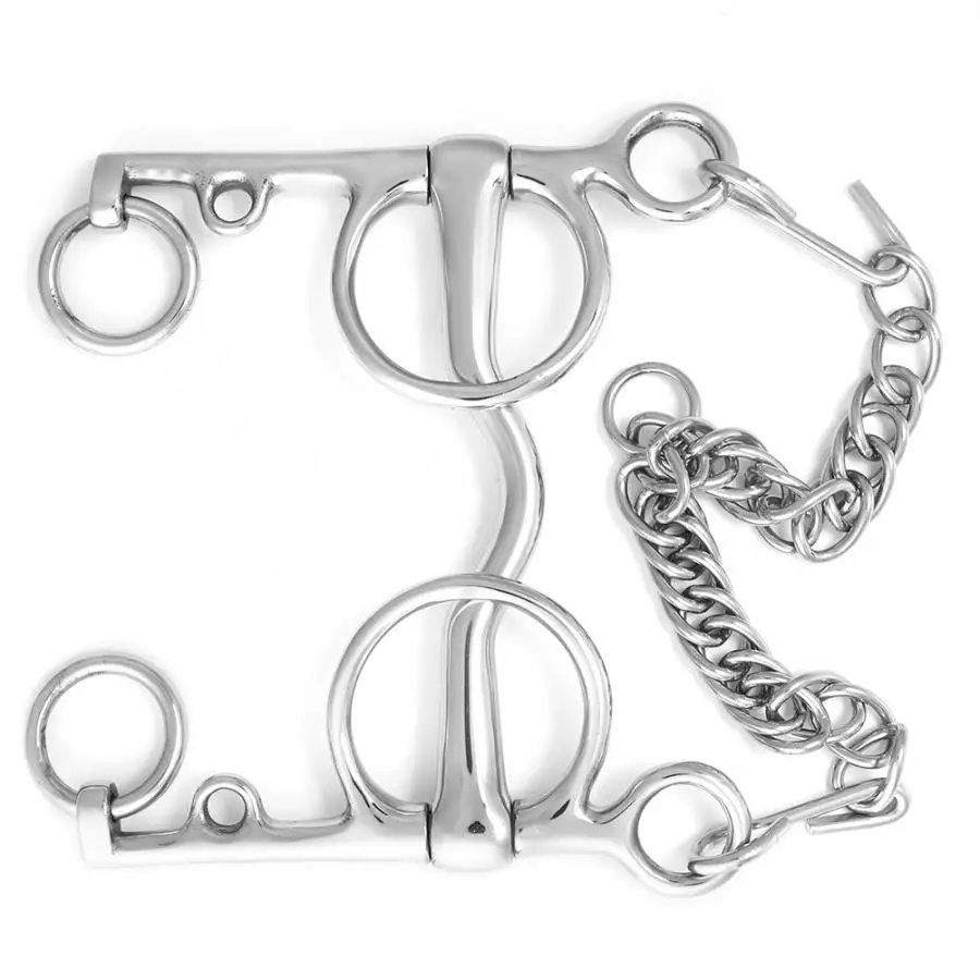 

Stainless Steel Scrubbers Chainmail Brush Scrubber Stainless Steel Pelham Bit Mouth Horse Chewing Mouth Roller Horse