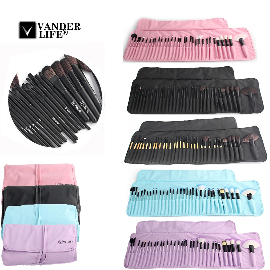 

VANDER 32 pcs Makeup Brush Set Synthetic Professional Makeup Brushes Foundation Powder Blush Eyeliner Brushes pincel maquiagem
