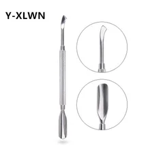 Y-XLWN из нержавеющей стали дизайн ногтей двухсторонний кутикулы палец мертвой кожи режущий инструмент Manicure Маникюр Педикюр Уход за ногтями Инструменты