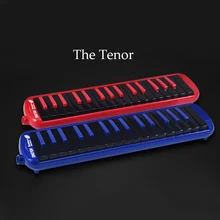 32 Key Melodica Instrument Red Blue Wind font b Musical b font Instruments Professional Melodica font