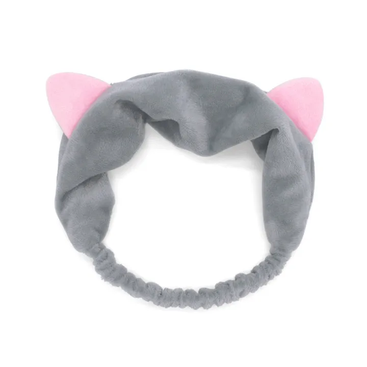10 Cat Ears Headband Headwrap For Women Fashion Jewerly Girl Makeup Face Washing Hairband Headband Female Hairhold Hair Accessories