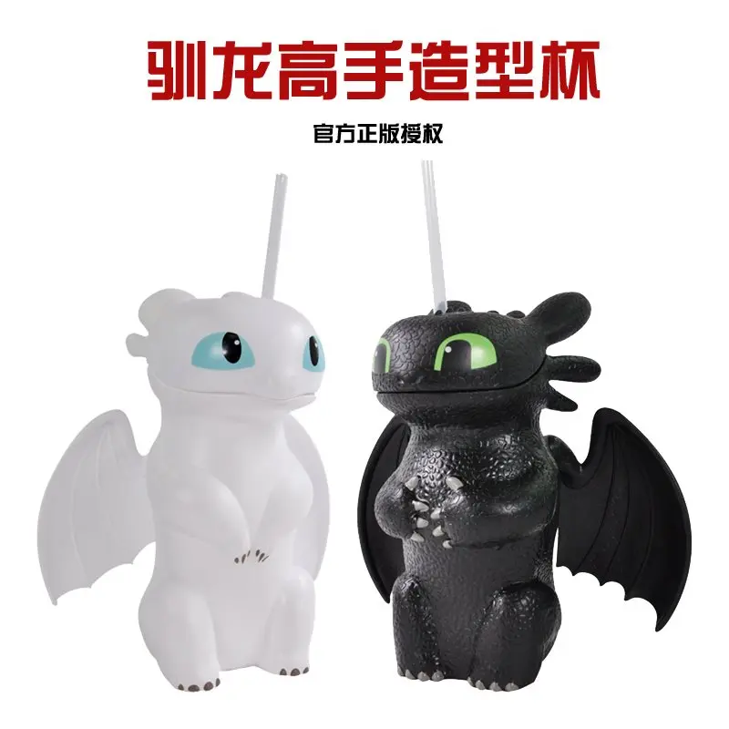 

How To Train Your Dragon 3 Toothless Night Action Figure Popcorn, Drink Toy Collectible Christmas Toy For Kids Gift