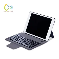 Чехол для iPad mini 4 Беспроводной Bluetooth 3,0 Микро волокно клавиатура + PU Смарт откидная крышка Подставка для планшета гаджет A1538 A1550