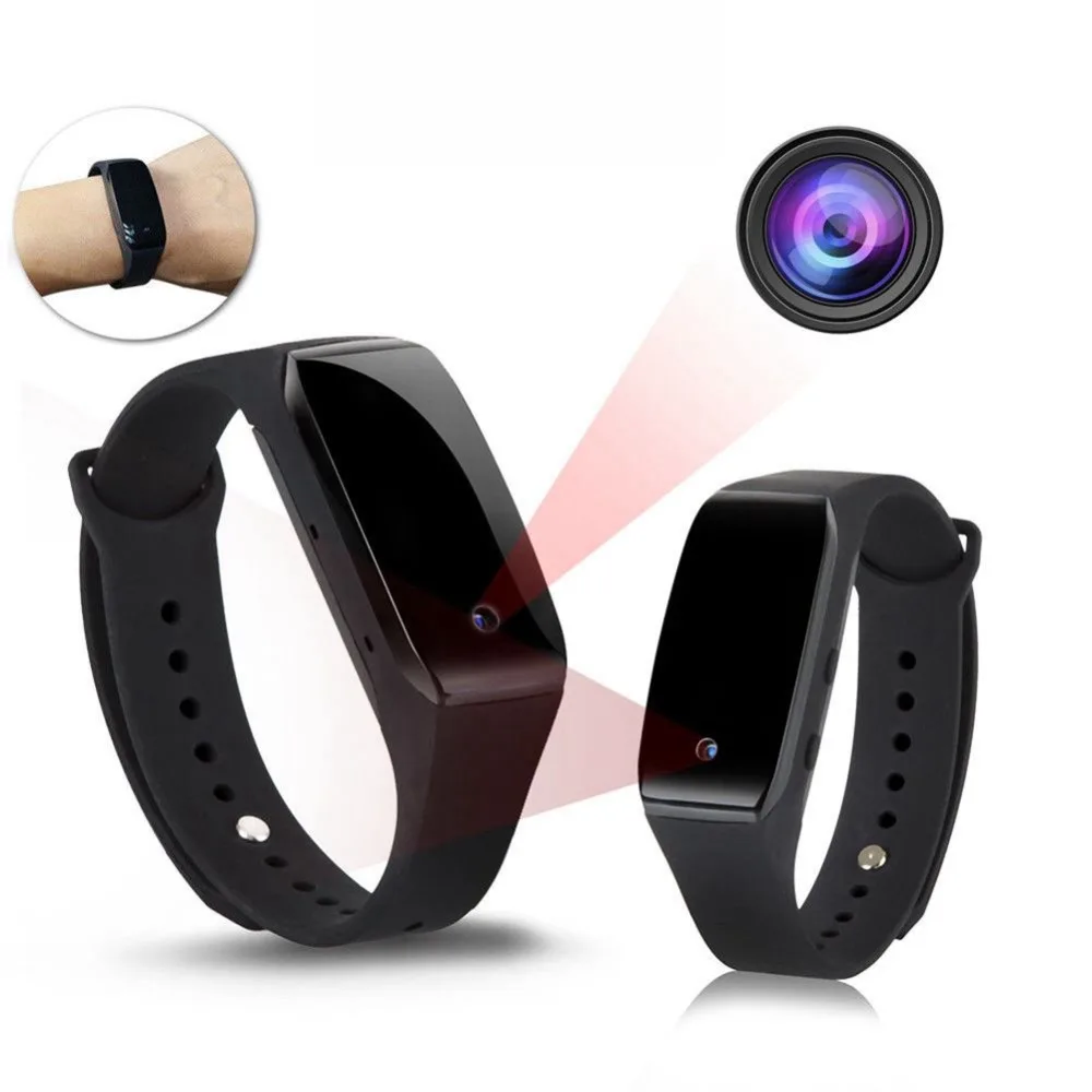 

Mini Watch Camera HD 1080p Intelligent Wearable Camera Recording Wristband Mini Smart watch Camera