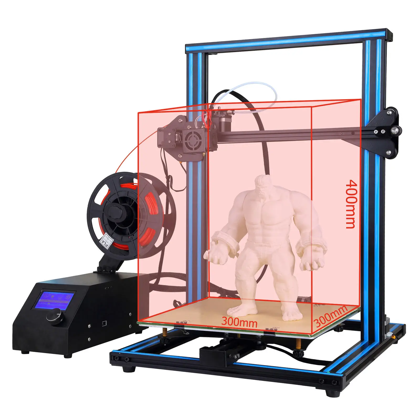 A-10S 3D Drucker Dual Z-achse DIY Große Modelle 300*300*400mm drucker 3d Drucker Impressora imprimante A-10S 3D Drucker Dual Z-achse DIY Große Modelle 300*300*400mm drucker 3d Drucker Impressora imprimante