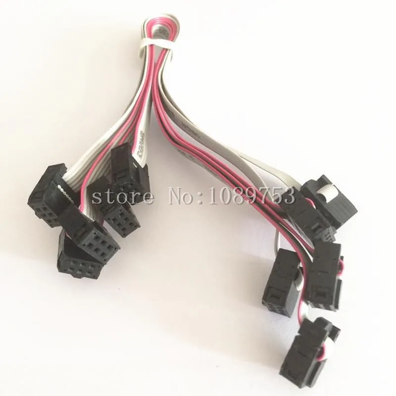 

10pcs FC-6P 6Pin For Arduino DIY IDC Socket Extension Flat Ribbon Cable Wire 10cm