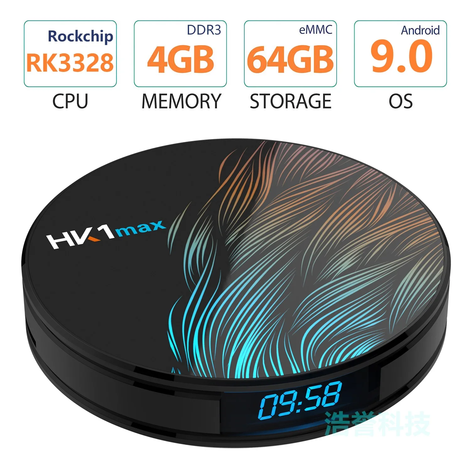 

Android 9.0 MAX Mini Smart TV Box 2.4G/5G Wifi Quad-Core 1080p 4K FOR Wifi Google Play Set Top Box Media Player IPTV