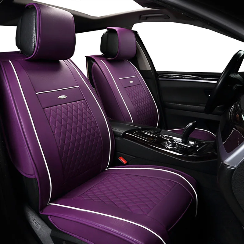 

Luxury leather Universal car Seat covers for Skoda Octavia Fabia Superb Rapid Yeti Spaceback Joyste Jeti auto accessories style