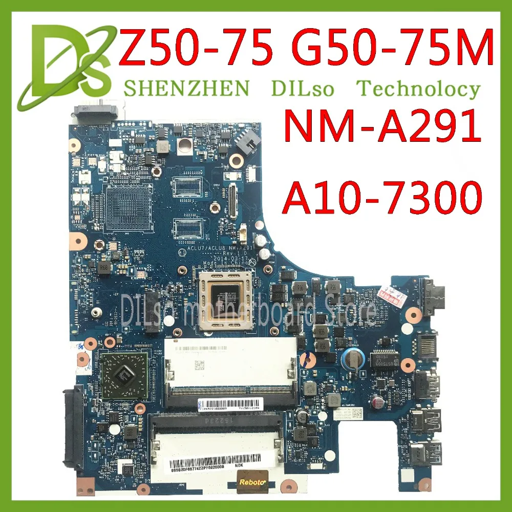 Kefu Z50-75 плата для lenovo Z50-75 G50-75M G50-75 материнской ACLU7/ACLU8 NM-A291 Rev1.0 с A10-7300 Процессор Тесты 100%