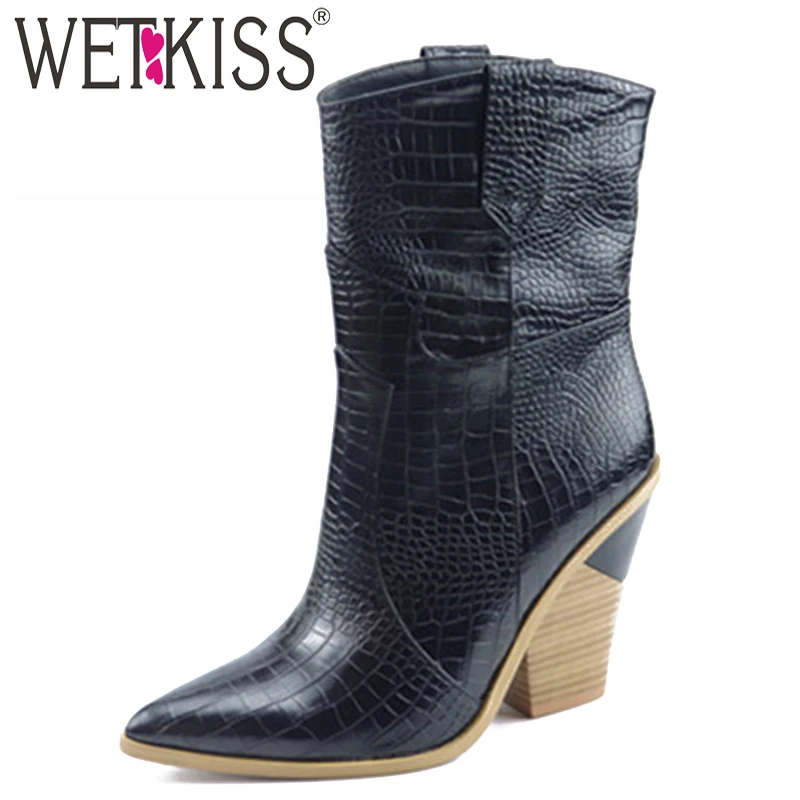 high heel cowboy booties