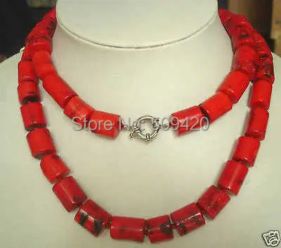 

W&O655 >>>>>noblest Jewelry Tibetan Red Coral Necklace 32
