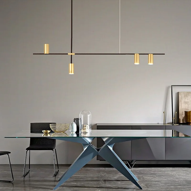 

Nordic simple bar hanging lamp colored Pendant Light restaurant, bedroom, bedside lights, modern art and creative lighting