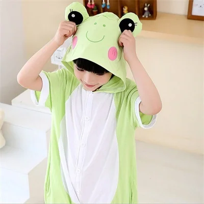 Summer Onesie Short Sleeve Kawaii Kids Pajamas Cosplay Costume Anime Animal Stitch Dinosaur Pikachu Children Sleepwear Jumpsuit1 Summer Onesie Short Sleeve Kawaii Kids Pajamas Cosplay Costume Anime Animal Stitch Dinosaur Pikachu Children Sleepwear Jumpsuit1