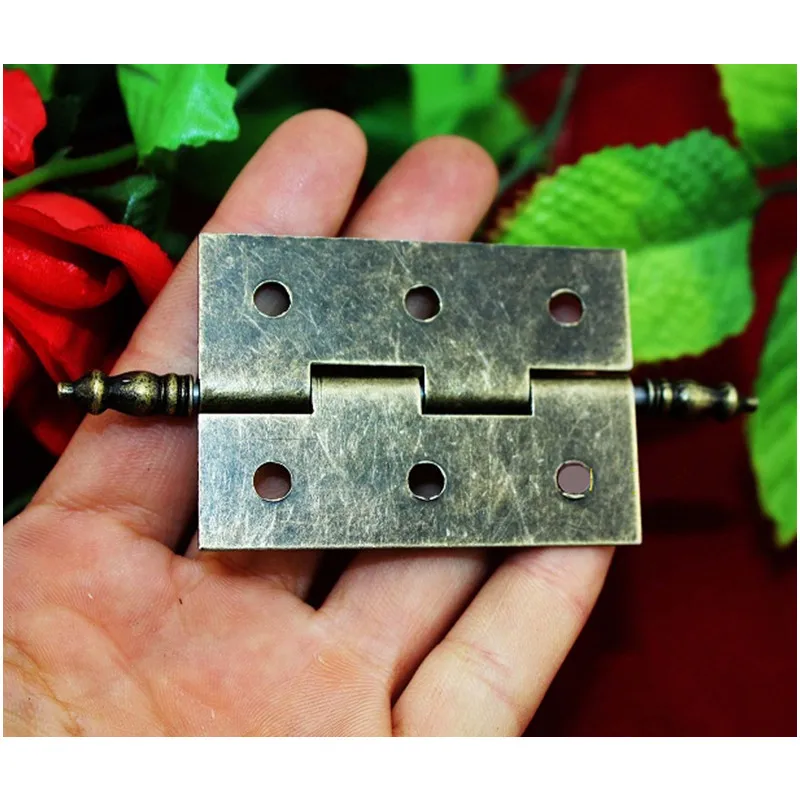 Bronze-Tone-Cabinet-Door-Luggage-Crown-Hinge-6-Holes-Decor-Furniture-Decoration-Antique-Vintage-Old-Style (4)
