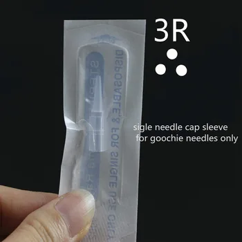 

200Pcs Permanent Makeup Individual Pack Needles Tip Caps for 3RL permanent machine traditional for single needles only