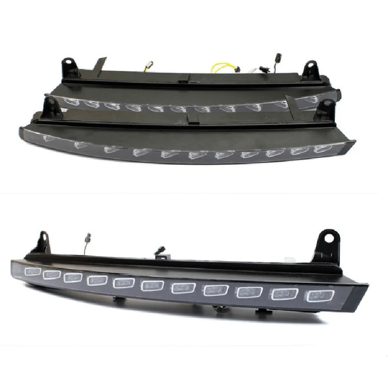 

For Audi Q7 2006 2007 2008 2009 Daytime Running Light Fog Lamp Bulb 12V LED Yellow Turn Signal Function Car DRL Waterproof