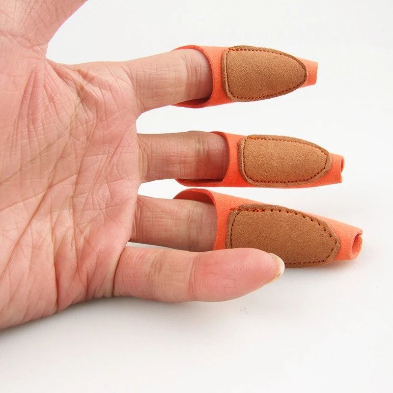 PG04 Pellor Archery Three Finger Shooting Protective Gear Pull Bow Arrow Archery Shooting Glove  (20)