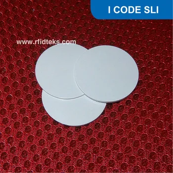 

CT 25MM RFID Tag for access control, RFID PVC Token for asset management, RFID PVC tag 13.56MHz ISO 15693 with I CODE SLI Chip