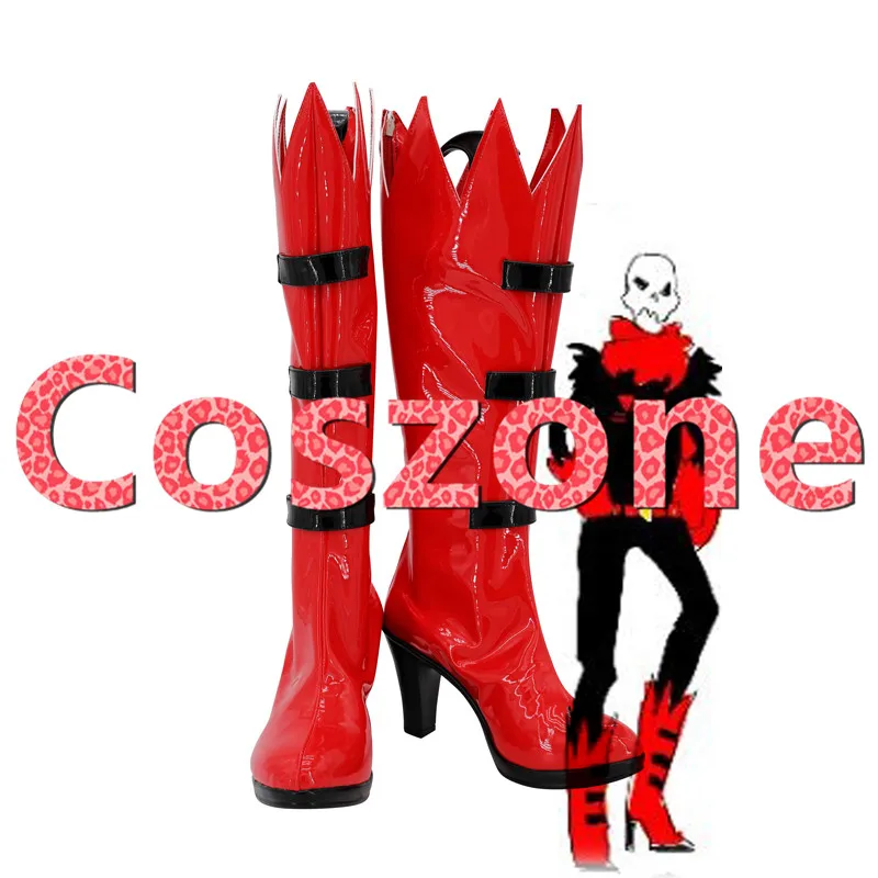 

Game Undertale Papyrus Papy Cosplay Shoes Boots Halloween Party Cosplay Costume Accessory