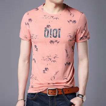 

2018 Fashion Men O-Neck Letter OIOI Printing Cotton Comfortable Top Tee Man T-shirt Casual Short Sleeve Tshirt Homme Plus Size