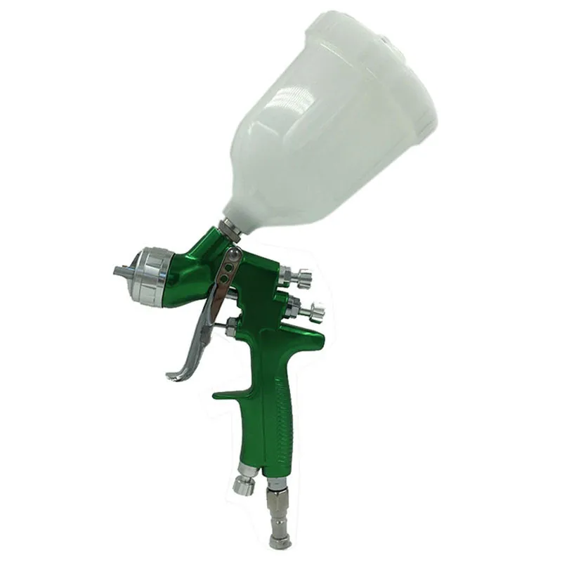 

SAT1164 Spray Gun HVLP Spray Gun Gravity Feed Sainless Steel Nozzle 1.4mm Auto Car Face Paint Spray Gun