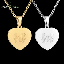 Nextvance – collier en acier inoxydable 316L, collier pour parents et enfants, cadeau pour hommes et femmes