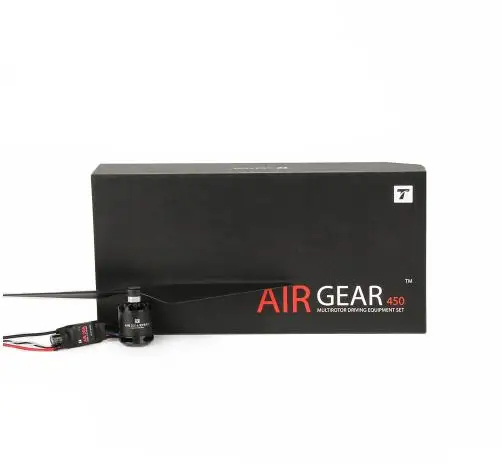 

T-MOTOR AIR GEAR 450 COMBO 2216 KV880 motor+T1045+AIR 20A ESC for beginner rc edu drone and show