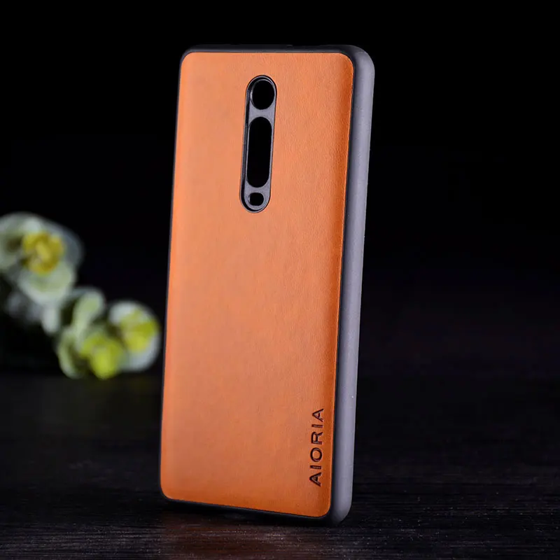 Чехол для xiaomi redmi k20 pro роскошный винтажный кожаный чехол с ТПУ телефона из