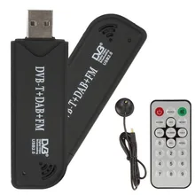 Dvb-t+ DAB+ FM USB 2,0 ТВ-тюнер приемник DVBT HD Цифровая антенна DVB T HD tv