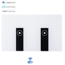 Ewelink приложение Smart Переключатель Главная Wifi US 1/2/3/4 банды Light Touch Беспроводной переключатель дистанционного Управление работает с Alexa Google дома