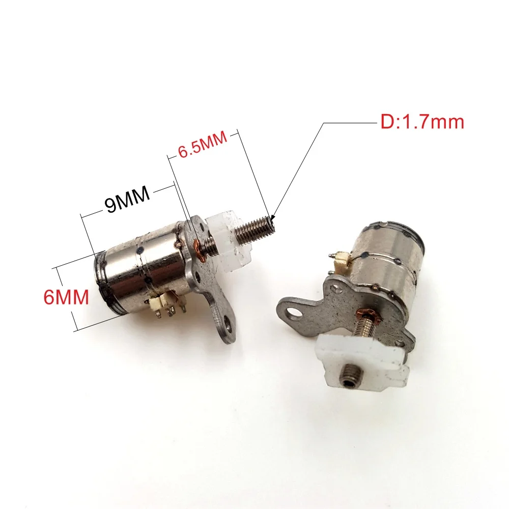 

1PC DC 3V-5V 6MM Micro Stepper Motor 2-phase 4-wire Step Motor with Slider slide