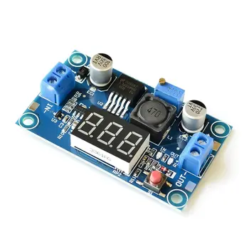 

5pcs/lot LM2596 DC Buck Step Down Power Converter Module DC/DC 4.0~40V to 1.25-37V 2A Adjustable Voltage Regulator With LED