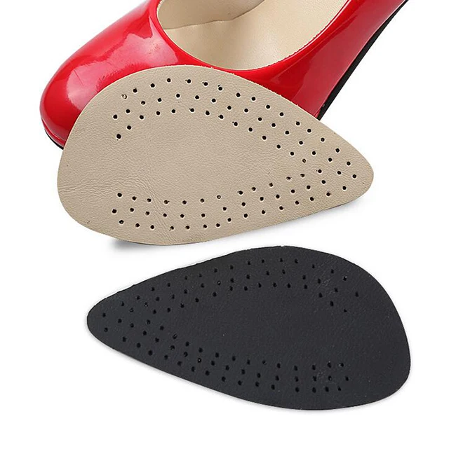 

Free shipping 500PARS/LOT leather latex forefoot pad cowhide high-heeled shoes cushions comfort shoe soles